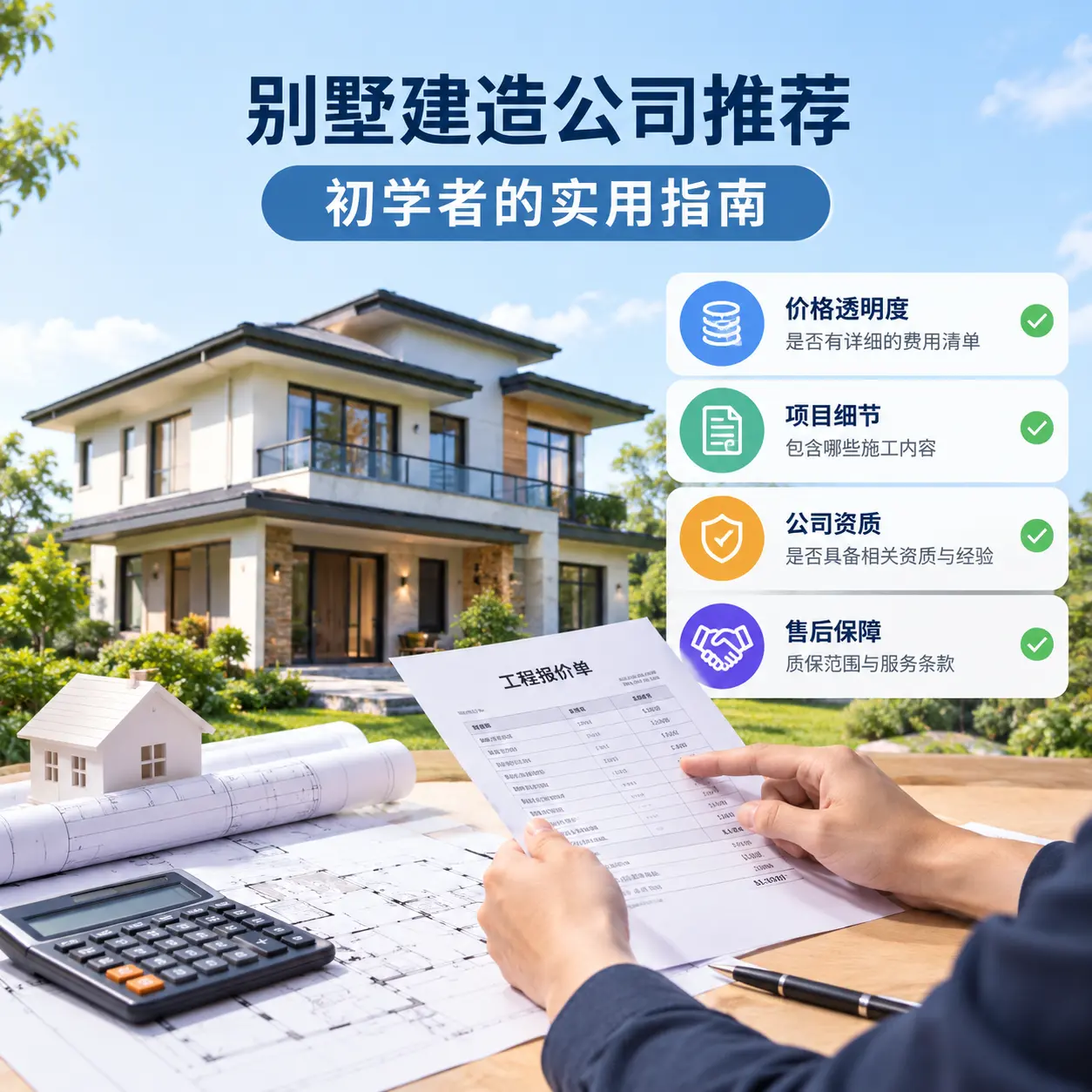 别墅建造公司推荐:初学者的实用指南