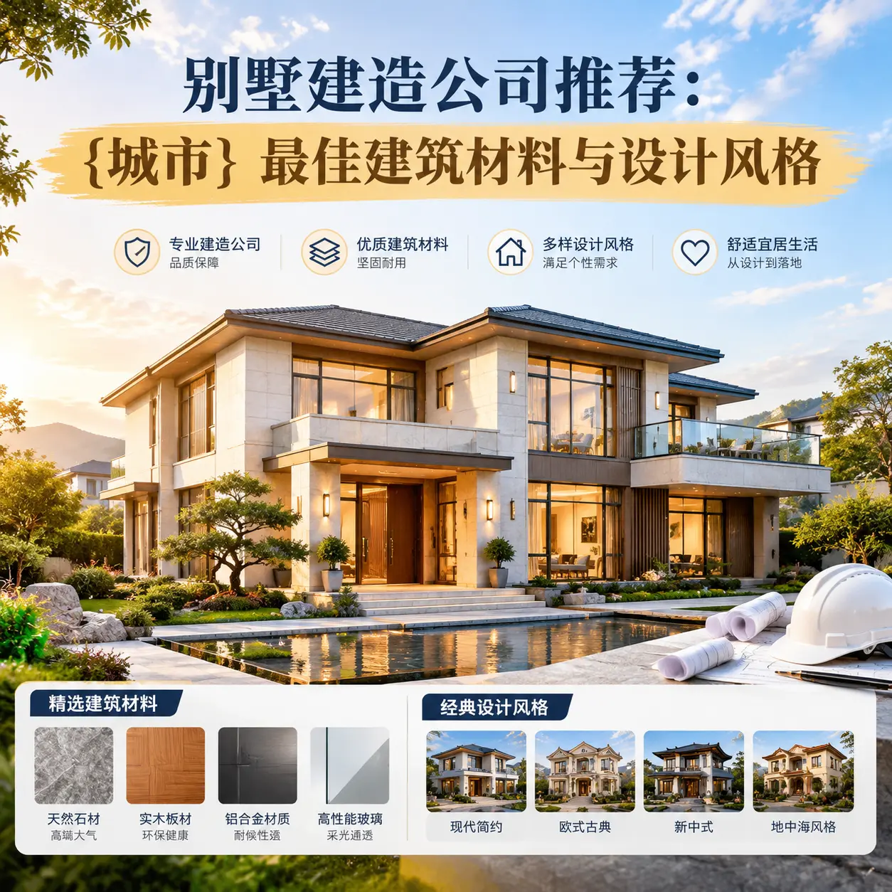 别墅建造公司推荐: 雷山 最佳建筑材料与设计风格