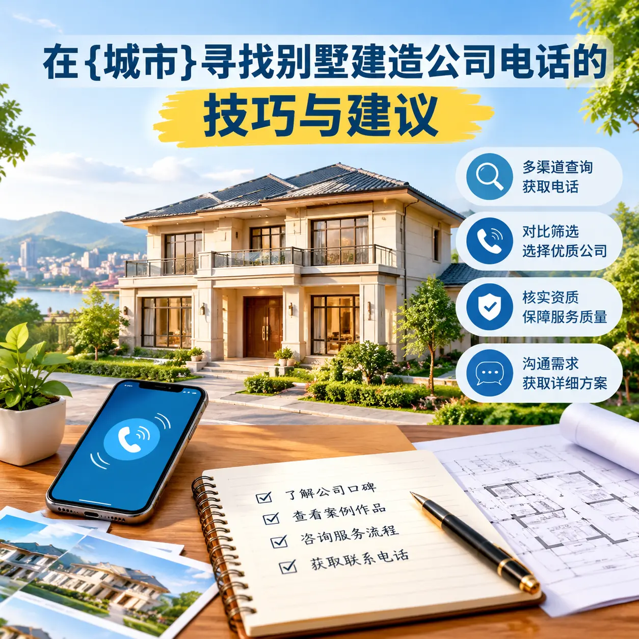 在雷山寻找别墅建造公司电话的技巧与建议