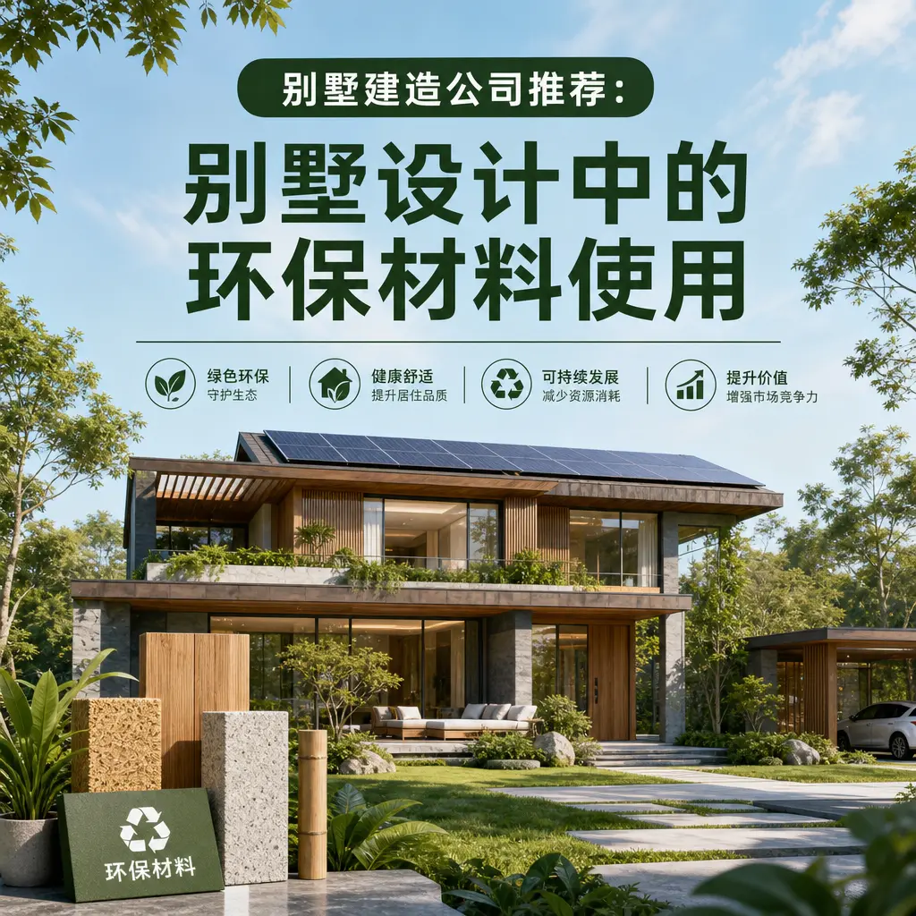 别墅建造公司推荐: 雷山 别墅设计中的环保材料使用