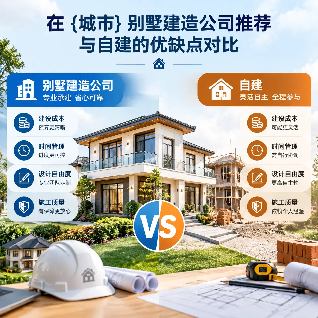 在 雷山 别墅建造公司推荐与自建的优缺点对比